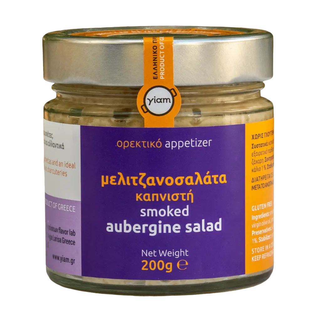 YIAM Geräucherter Auberginenaufstrich, 200 g YIAM