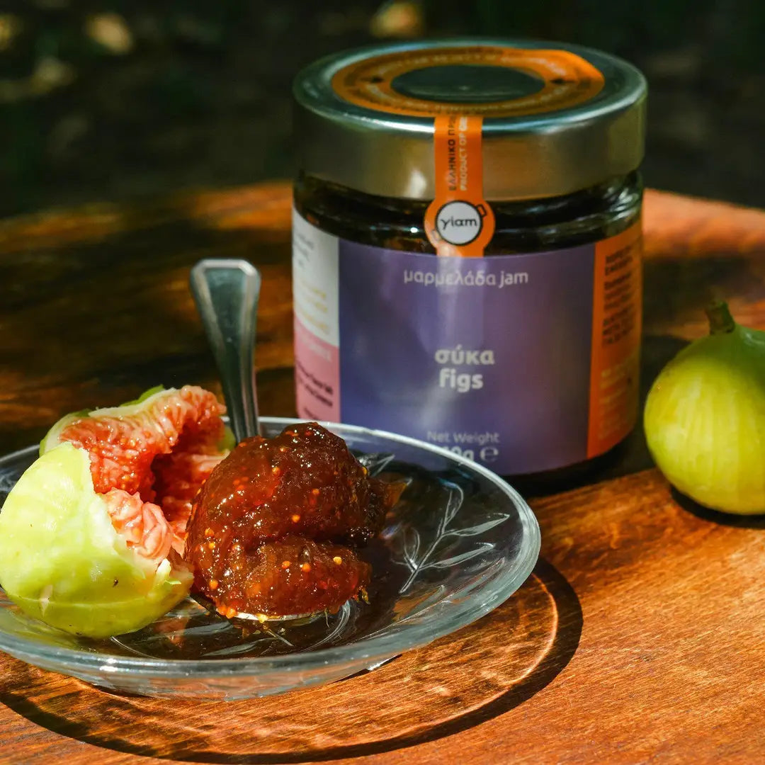YIAM Handgemachte Feigenmarmelade, 240 g, ohne Zuckerzusatz YIAM