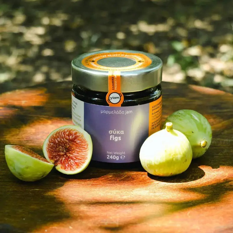 YIAM Handgemachte Feigenmarmelade, 240 g, ohne Zuckerzusatz YIAM