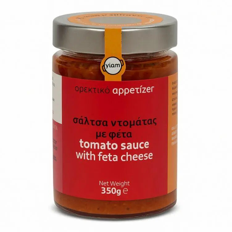 YIAM Tomatensauce mit Feta und Paprika, 350 g YIAM